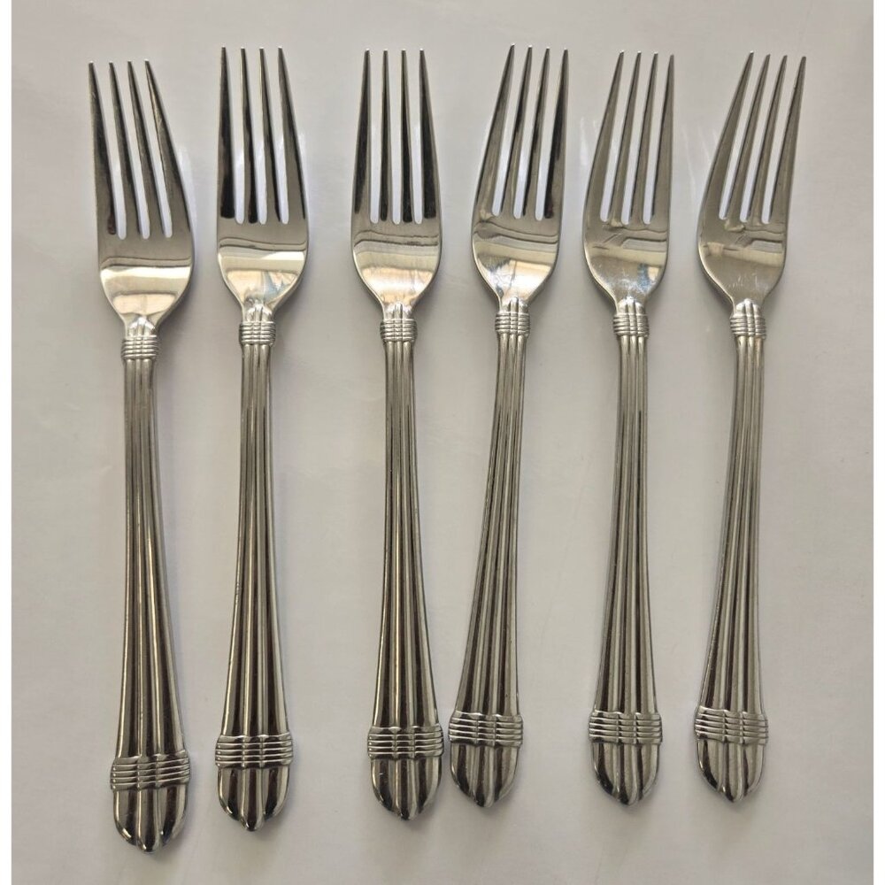 Hamilton Silversmiths Odyssey Stainless Steel Standard Forks 7.75in Lot
